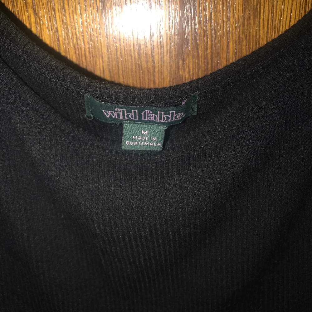 Black Crop Top